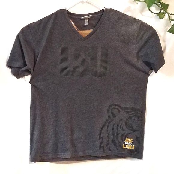 ~~SOLD~~Black on Dark Gray LSU Tigers Team T-Shirt - Picture 3 of 6